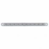 10 LED 9" Turn Signal Light Bar -  Amber LED/Clear Lens