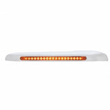 LED Peterbilt Front Fender Cover - LH 19 Amber LED w/ Amber Lens w/ Reflector