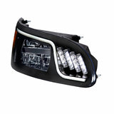 Blackout High Power LED Headlight w/LED Turn, Position, & DRL For 2008+ PB 386/387
