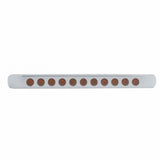 11 LED 17" Stop, Turn & Tail Light Bar w/ Bezel - Red LED/Red Lens