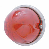 17 LED Dual Function Watermelon Flush Mount Kit - Red LED/Red Lens