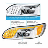 High Power LED Headlight w/LED Turn, Position, & DRL For 2008+ PB 386/387