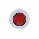 3 LED Dual Function Mini Auxiliary / Utility Light w/ Bezel - Red LED/Red Lens