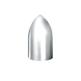 33mm x 3 7/8" Chrome Plastic Bullet Nut Cover - Thread-On (60 Pack)