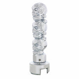 Chrome 3 Skull 13/15/18 Speed Shift Knob w/ Adapter