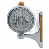LED Headlight Bracket - 10 Amber LED/Amber Lens