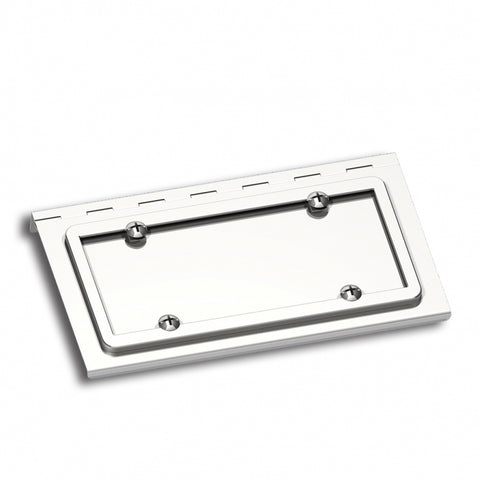 Stainless Single License Plate / Swing Plate For Peterbilt & Kenworth Models
