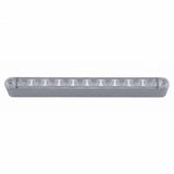 10 LED 9" Stop, Turn & Tail Light Bar w/ Bezel - Red LED/Clear Lens
