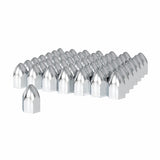 1 1/2" X 2 3/4" Chrome Plastic Bullet Nut Cover - Push-On (60 Pack)