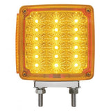 39 LED Reflector Double Face Turn Signal Light - Amber/Red Lens