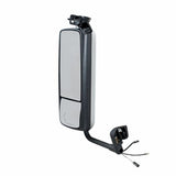Chrome Mirror Assembly with LED Turn Signal for 2012 - 2017 Volvo VNL