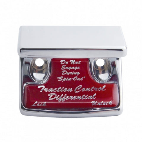 "Traction Control Differential" Switch Guard - Red Sticker