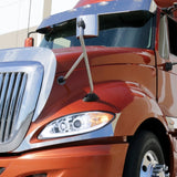 Chrome Projection Headlight With LED Light Bar For International Prostar
