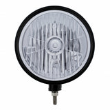 Black "Billet" Style Groove Headlight Crystal H4 Bulb