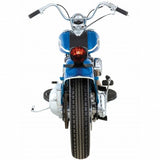 "DUO Lamp" Motorcycle Rear Fender Tail Light w/Red Glass Lens & "STOP" Lettering