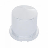 33 mm x 1 7/8" Chrome Plastic Pointed Nut Cover - Push-On (10 Pack)