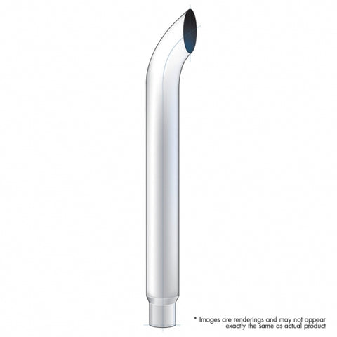 6" Curved Reduce to 5" O.D. Bottom Exhaust - 84" L