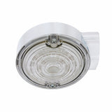 21 LED 3 1/4" Dual Function Harley Signal Light w/Housing - Amber LED/Clear Lens