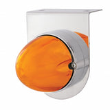 Stainless Light Bracket w/ 9 LED Dual Function "GLO" Watermelon Light - Amber LED/Amber Lens