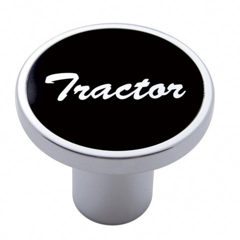 "Tractor" Air Valve Knob - Black Aluminum Sticker