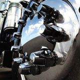 33mm x 2 3/4" Chrome Plastic Original Nut Cover - Thread-On (60 Pack)