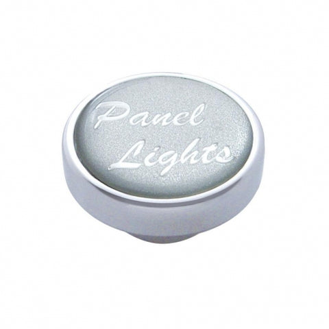 "Panel Lights" Dash Knob - Silver Glossy Sticker