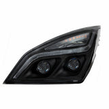 "Blackout" LED Projection Headlight w/LED Position Light For 2018-2020 Freightliner Cascadia