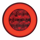 21 LED 4" Stop, Turn & Tail "GLO" Light - Red LED/Red Lens