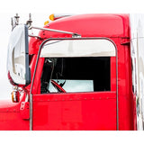 Stainless 7" Chopped Window Trim For Peterbilt Trucks