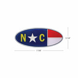 Die Cast North Carolina Flag Emblem