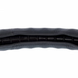 Premium 18" "Comfort Grip" Cushion Steering Wheel Cover - Black