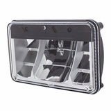 High Power LED 4"x6" Low Beam Headlight with Polycarbonate Lens & Housing