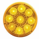 9 LED 2" Reflector Clearance/Marker Light Kit - Amber LED/Amber Lens