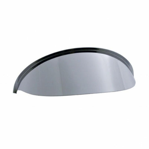 5 3/4" Round Headlight Stainless Visor