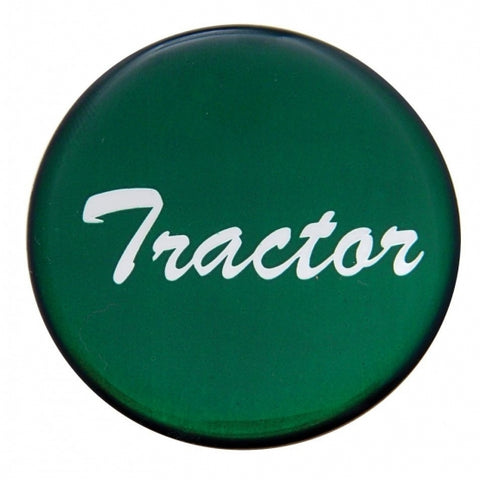 "Tractor" Glossy Air Valve Knob Sticker Only - Green