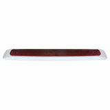 19 LED 17" Stop, Turn & Tail Light Bar w/ Bezel - Red LED/Red Lens