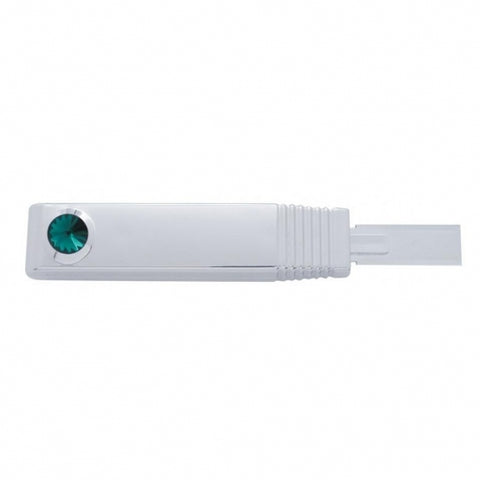 Turn Signal Lever Cover - Green Diamond
