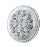 15 LED 2 3/8" Dual Function Harley Signal Light - Red LED/Clear Lens