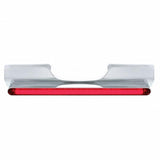 Motorcycle Rear Signal Light Bar w/24 LED 12" GLO Light Bar - Red LED/Red Lens