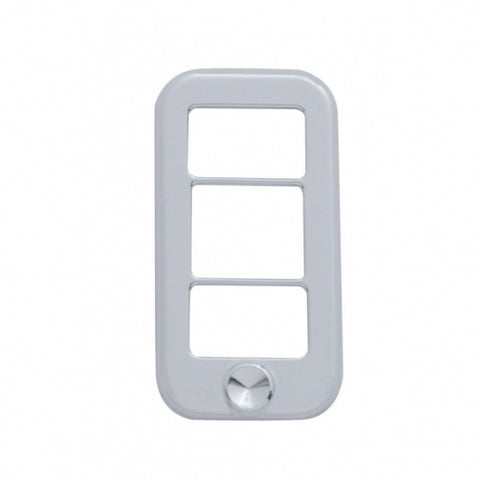 Freightliner Rocker Switch Cover w/ 3 Openings - Indented (3 Pack)