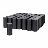 33mm x 4 1/4" Black Tall Cylinder Nut Cover - Thread-On (60 Pack)