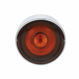 3 High Power LED 1” Auxiliary/Utility Light with Visor - Amber - Dual Function