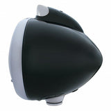 Black Guide 682-C Headlight No Bulb w/ Original Style LED Signal - Clear Lens