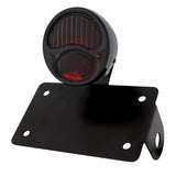 1928 Ford Model "A" Tail Light - Horizontal w/Black Rim/Black Housing