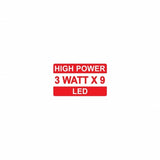 9 High Power 3 Watt LED Work Light - Competition Series
