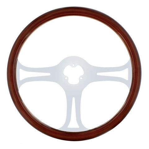 18" Chrome Steering Wheel - Blade