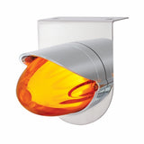Stainless Light Bracket w/ 9 LED Dual Function "GLO" Watermelon Grakon 1000 Light & Visor - Amber LED/Amber Lens