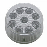 9 LED 2" Reflector Clearance/Marker Light - Amber LED/Clear Lens