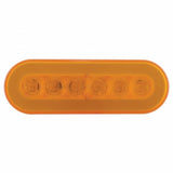 22 LED Oval "GLO" Turn Signal Light Kit - Amber LED/Amber Lens