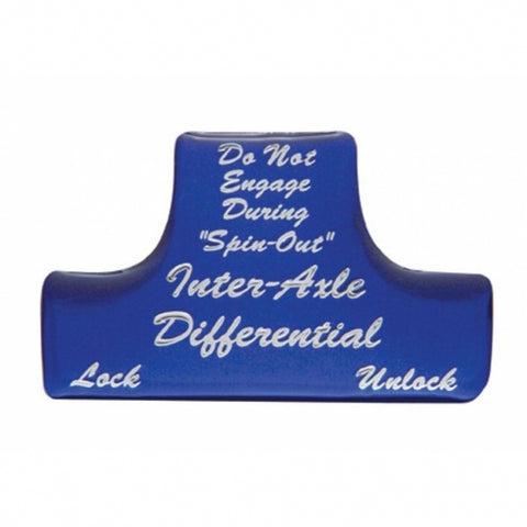 "Axle Differential" Switch Guard Sticker Only - Blue